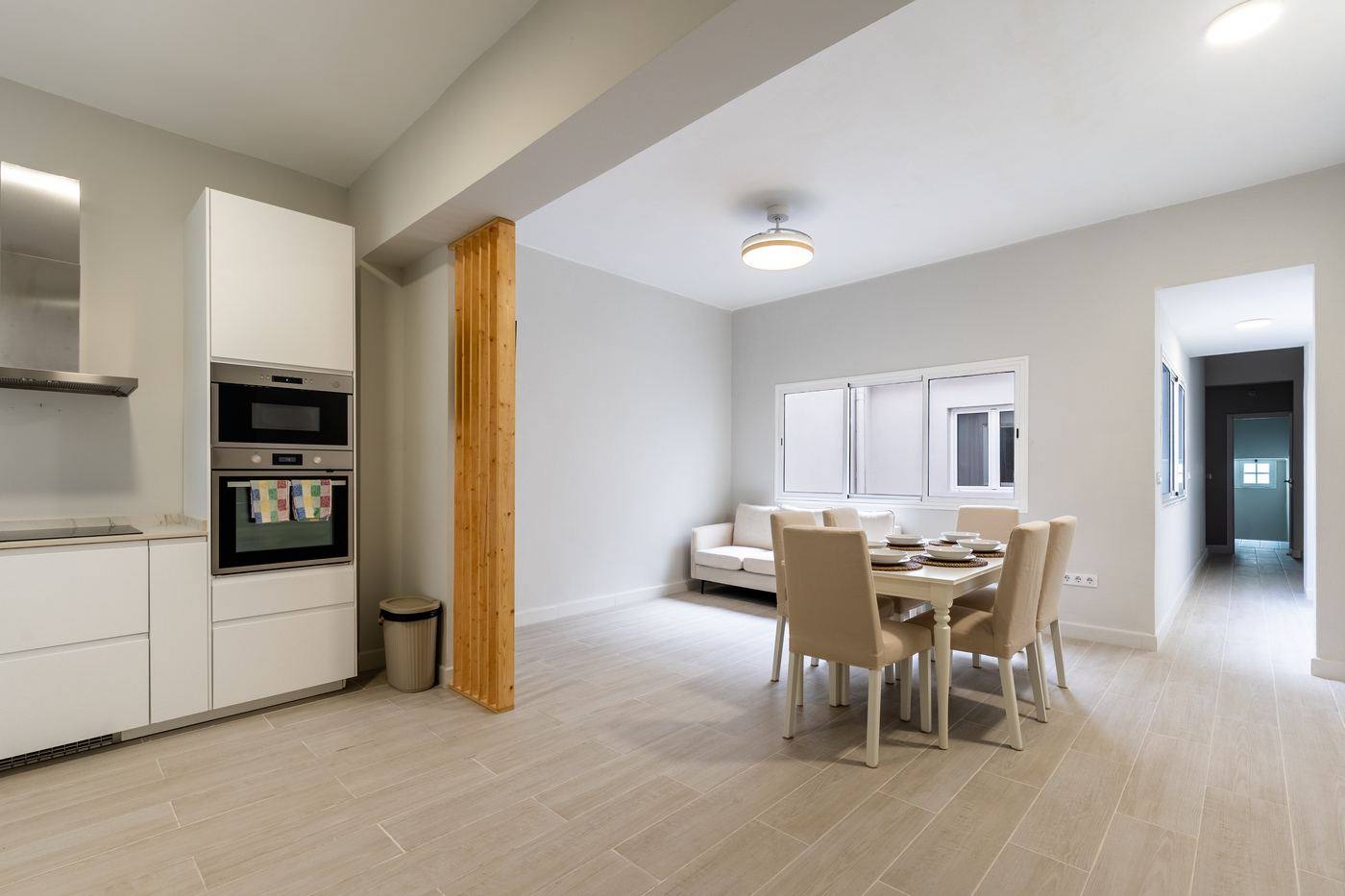 Kitchen and dining area
